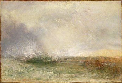 Mer orageuse se brisant sur un rivage, 1840-5 - Joseph Mallord William Turner